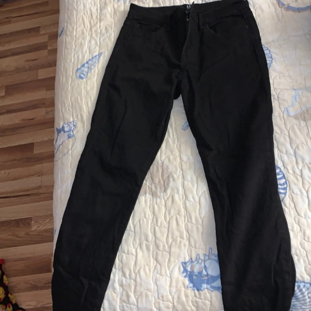 Black Denim Gap Skinny Jeans